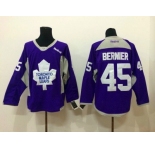 nhl jerseys toronto maple leafs #45 bernier purple