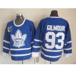 nhl jerseys toronto maple leafs #93 gilmour blue[75th]