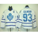 nhl jerseys toronto maple leafs #93 gilmour white(C)