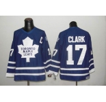 nhl toronto maple leafs #17 wendel clark blue ccm
