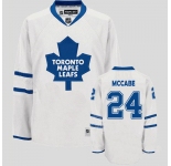 nhl toronto maple leafs #24 Mccabe  white