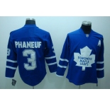 nhl toronto maple leafs #3 phaneuf apatch blue A