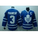 nhl toronto maple leafs #3 phaneuf apatch blue (c)
