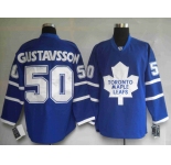 nhl toronto maple leafs #50 gustavsson blue