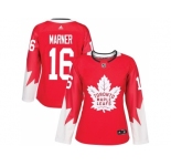 Women Adidas Toronto Maple Leafs #16 Mitchell Marner Red Team Canada Authentic Stitched NHL Jersey