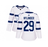 Women Adidas Toronto Maple Leafs #29 William Nylander White Authentic 2018 Stadium Series Stitched NHL Jersey