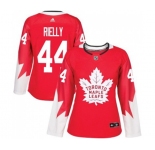 Women Adidas Toronto Maple Leafs #44 Morgan Rielly Authentic Red Alternate NHL Jersey