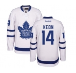 Women Reebok Toronto Maple Leafs #14 Dave Keon Authentic White Away NHL Jersey