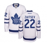 Women Reebok Toronto Maple Leafs #22 Nikita Zaitsev Authentic White Away NHL Jersey