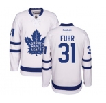 Women Reebok Toronto Maple Leafs #31 Grant Fuhr Authentic White Away NHL Jersey