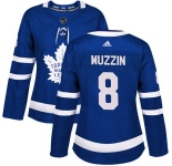 Women's Adidas Toronto Maple Leafs #8 Jake Muzzin Authentic Home Jersey - Blue