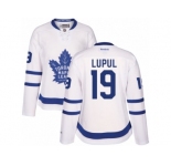 Women's Reebok Toronto Maple Leafs #19 Joffrey Lupul Authentic White Away NHL Jerseys