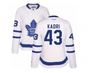 Women's Reebok Toronto Maple Leafs #43 Nazem Kadri Authentic White Away NHL Jerseys