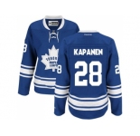 Women's Toronto Maple Leafs #28 Kasperi Kapanen Blue Alternate Stitched NHL Jersey