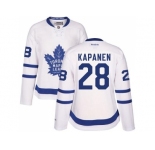 Women's Toronto Maple Leafs #28 Kasperi Kapanen White Road Stitched NHL Jersey