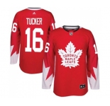 Youth Adidas Toronto Maple Leafs #16 Darcy Tucker Authentic Red Alternate NHL Jersey