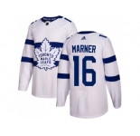 Youth Adidas Toronto Maple Leafs #16 Mitchell Marner White Authentic 2018 Stadium Series Stitched NHL Jersey