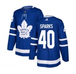 Youth Adidas Toronto Maple Leafs #40 Garret Sparks Authentic Royal Blue Home NHL Jersey