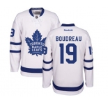 Youth Reebok Toronto Maple Leafs #19 Bruce Boudreau Authentic White Away NHL Jersey