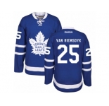 Youth Reebok Toronto Maple Leafs #25 James Van Riemsdyk Authentic Royal Blue Home NHL Jersey