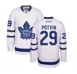 Youth Reebok Toronto Maple Leafs #29 Felix Potvin Authentic White Away NHL Jersey