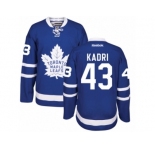 Youth Reebok Toronto Maple Leafs #43 Nazem Kadri Authentic Royal Blue Home NHL Jerseys
