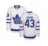 Youth Reebok Toronto Maple Leafs #43 Nazem Kadri Authentic White Away NHL Jerseys