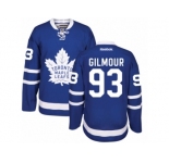 Youth Reebok Toronto Maple Leafs #93 Doug Gilmour Authentic Royal Blue Home NHL Jerseys
