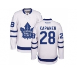 Youth Toronto Maple Leafs #28 Kasperi Kapanen White Road Stitched NHL Jersey