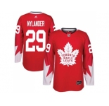Youth Toronto Maple Leafs #29 William Nylander Red Alternate Stitched NHL Jersey