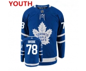 Youth Toronto Maple Leafs #78 TJ BRODIE Royal Blue Adidas Stitched NHL Jersey