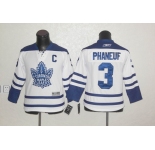 youth nhl jerseys toronto maple leafs #3 phaneuf blue[C]