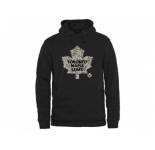 Men's Toronto Maple Leafs Black Rink Warrior Pullover Hoodie