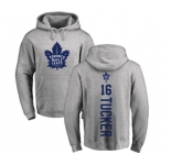 NHL Adidas Toronto Maple Leafs #16 Darcy Tucker Ash Backer Pullover Hoodie