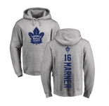 NHL Adidas Toronto Maple Leafs #16 Mitchell Marner Ash Backer Pullover Hoodie