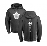 NHL Adidas Toronto Maple Leafs #44 Morgan Rielly Charcoal One Color Backer Pullover Hoodie