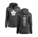 NHL Women Adidas Toronto Maple Leafs #44 Morgan Rielly Charcoal One Color Backer Pullover Hoodie