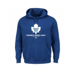 Toronto Maple Leafs Majestic Royal Blue Critical Victory VIII Fleece Hoodie