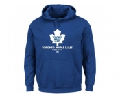 Toronto Maple Leafs Majestic Royal Blue Critical Victory VIII Fleece Hoodie