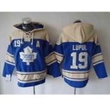 nhl jerseys toronto maple leafs #19 lupul lt.blue-cream[pullover hooded sweatshirt][patch A]