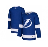 Men Adidas Tampa Bay Lightning Blank Blue Home Authentic Stitched NHL Jersey