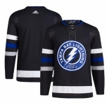 Men Tampa Bay Lightning Blank Black 2024 Stadium Series Stitched Jersey