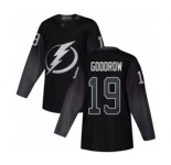 Men's Lightning #19 Barclay Goodrow Black Alternate Authentic Stitched Hockey Jersey