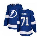 Men's Lightning #71 Anthony Cirelli Blue Home Authentic Stitched Hockey Jersey