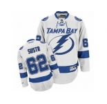 Men's Reebok Tampa Bay Lightning #62 Andrej Sustr Authentic White Away NHL Jersey