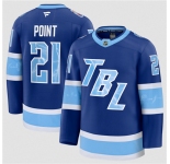 Men's Tampa Bay Lightning #21 Brayden Point Blue 2026 Stadium Series Stitched Jersey
