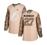 Men's Tampa Bay Lightning #27 Ryan McDonagh Camo 2017 Veterans Day Stitched Hockey Jersey