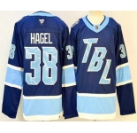 Men's Tampa Bay Lightning #38 Brandon Hagel Blue 2026 Stadium Series Authentic Jersey