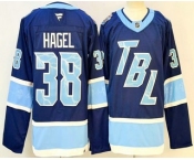 Men's Tampa Bay Lightning #38 Brandon Hagel Blue 2026 Stadium Series Authentic Jersey