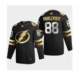 Men's Tampa Bay Lightning #88 Andrei Vasilevskiy Black Golden Edition Limited Stitched Hockey Jersey